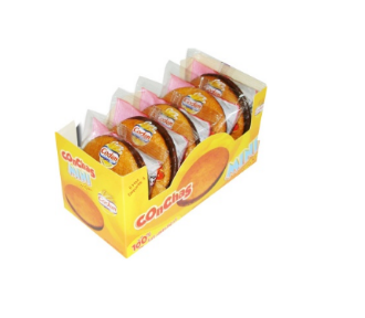 5 Mini Conchas Fourrées Au Chocolat Codan 180 Gr *12