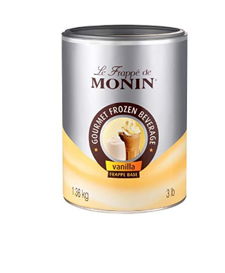 LE FRAPPE DE MONIN VANILLA BASE 1,36KG *4