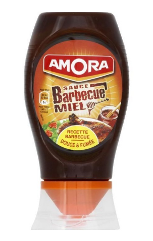 SAUCE BARBECUE MIEL AMORA  282G *8