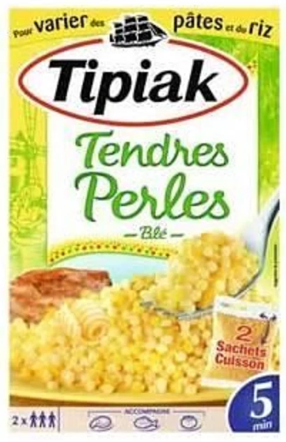 TENDRES PERLES 2 SACHET X 175G TIPIAK *12