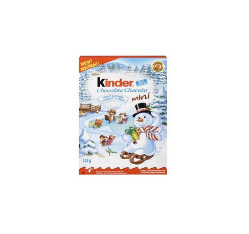 ADVENT CALENDAR CHOCOLAT SNOWMAN 158G *8