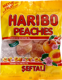 BOITE HARIBO PEACHES 175G*24