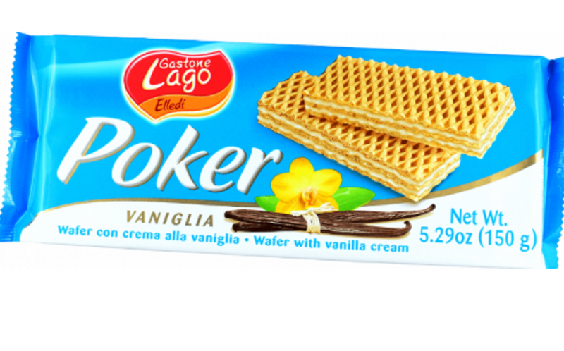 GAUFRETTES POKER VANILLE 45 G*12