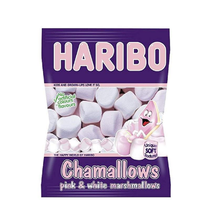 HARIBO CHAMALLOWS PINK & WHITE 150G*24