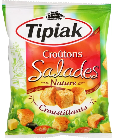 CROÛTONS  SALADE NATURE 50G TIPIAK *16