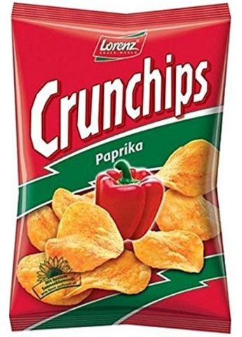 CRUNCHIPS CHIPS PAPRIKA LORENZ 175G *20