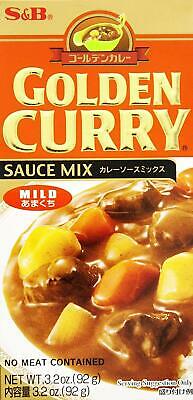 GOLDEN CURRY SAUCE MILD 92G S&B *12